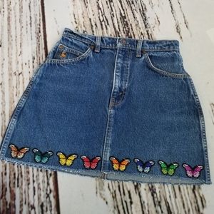 Butterfly Patch Skirt